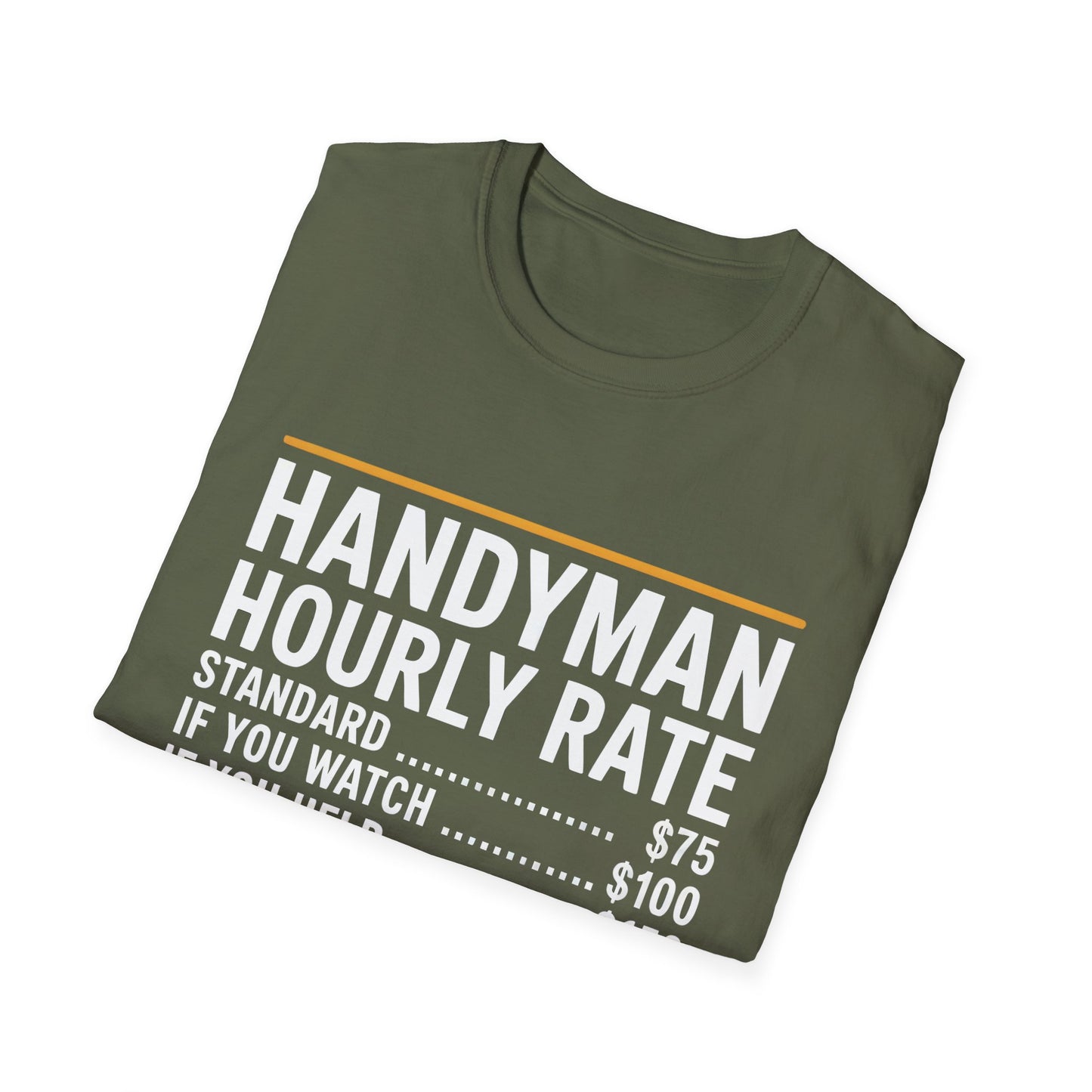 Handyman Hourly Rate T-Shirt
