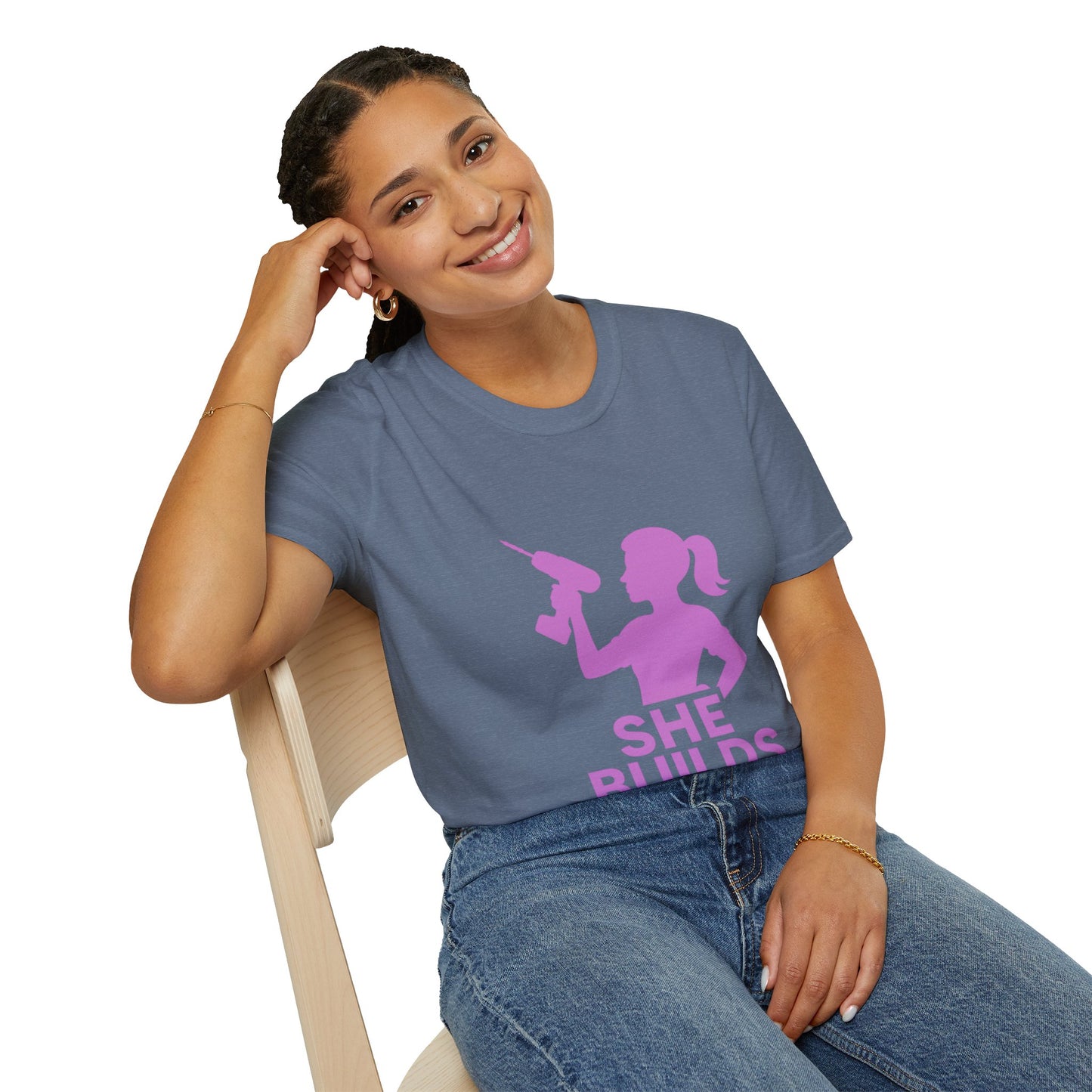 She Builds T-Shirt