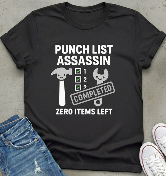 Punch List Assassin T-Shirt