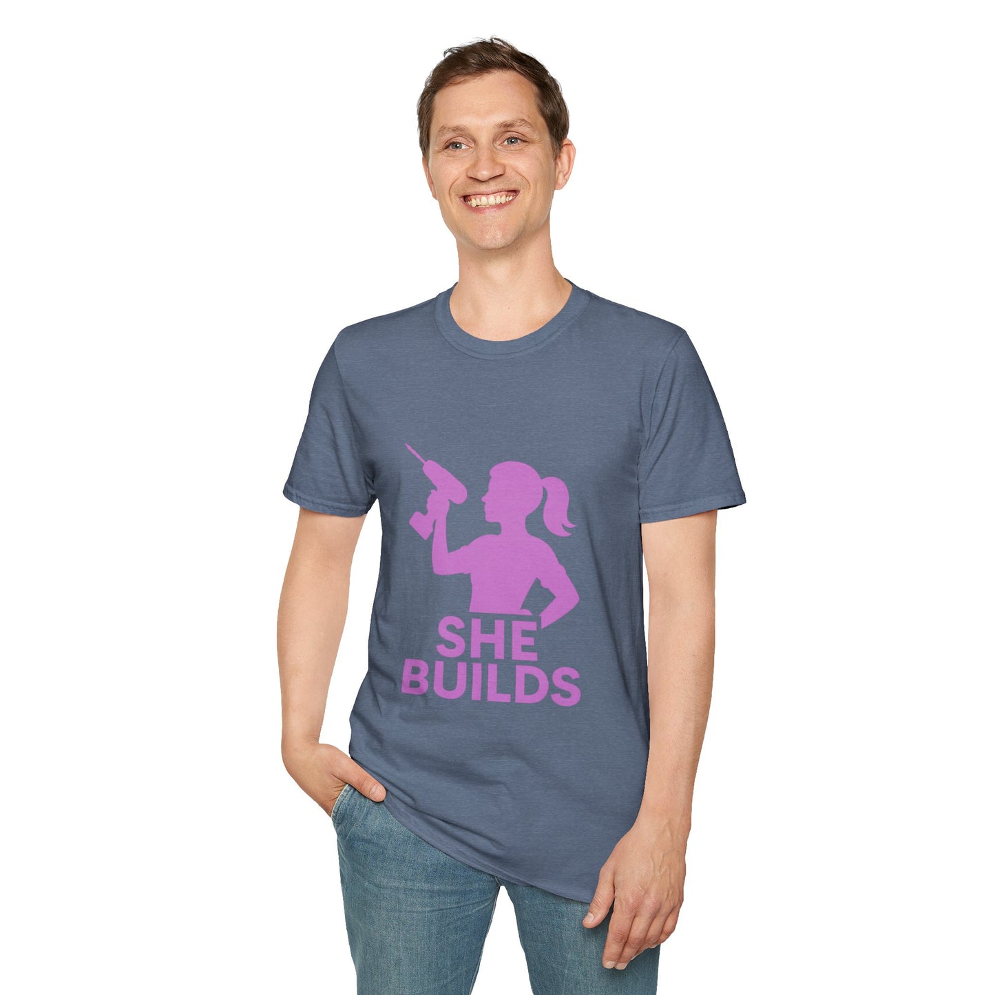 She Builds T-Shirt