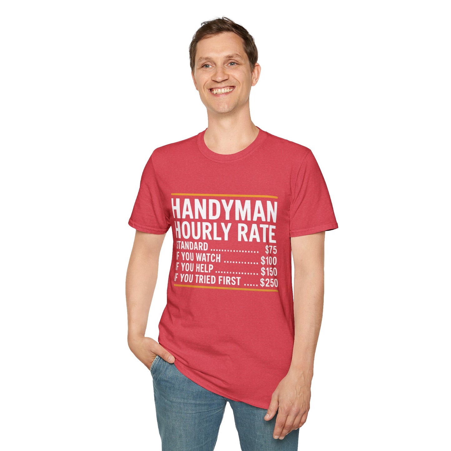 Handyman Hourly Rate T-Shirt