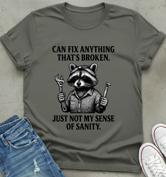 Fix It Raccoon T-Shirt