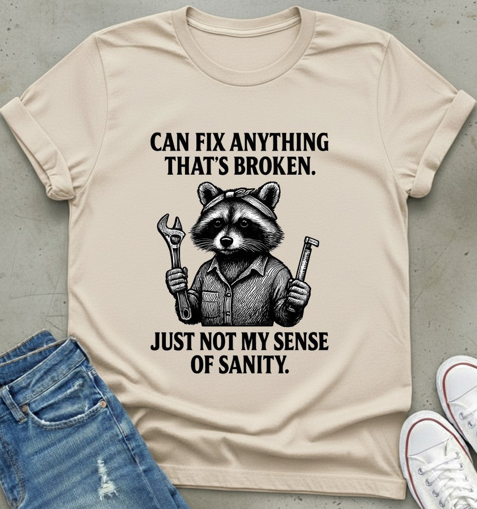 Fix It Raccoon T-Shirt