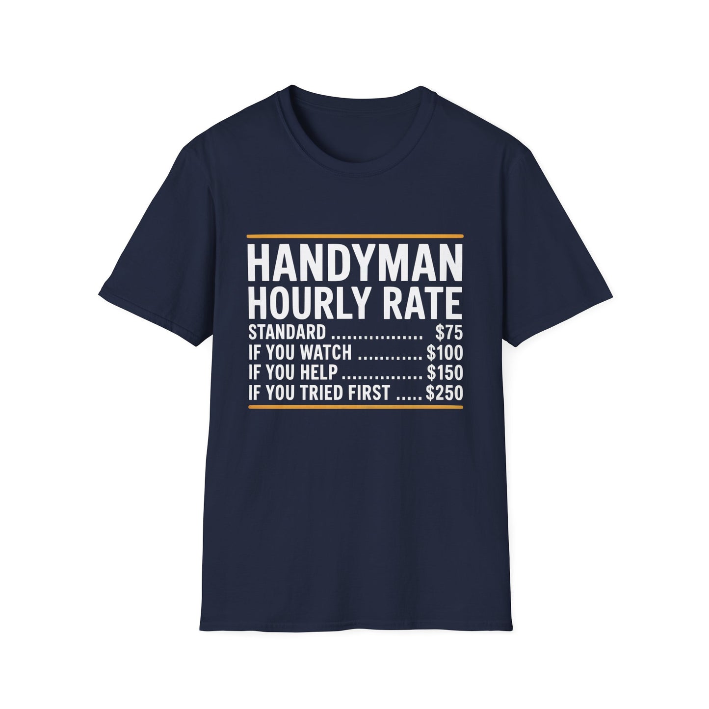 Handyman Hourly Rate T-Shirt