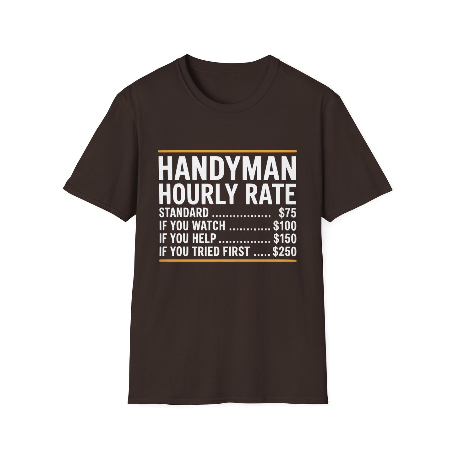 Handyman Hourly Rate T-Shirt