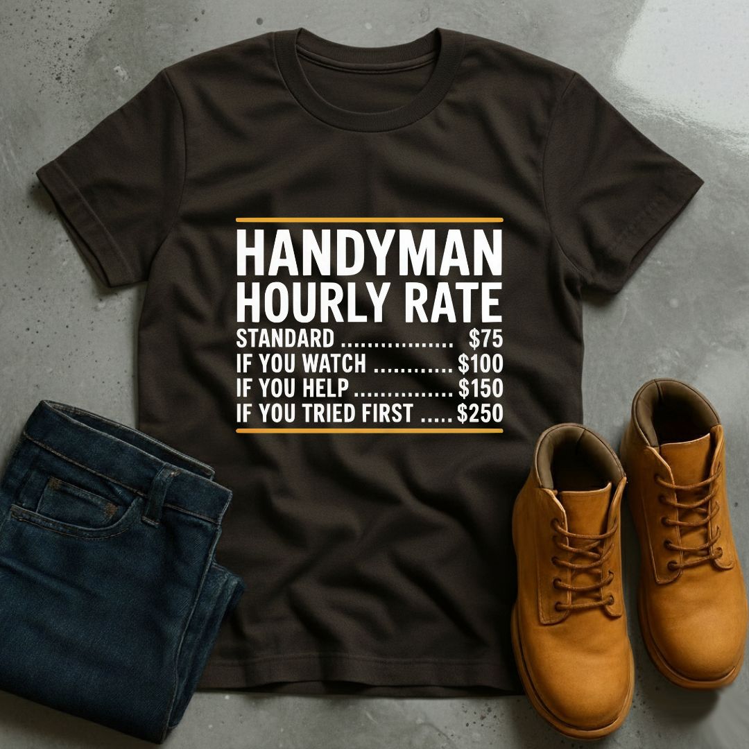 Handyman Hourly Rate T-Shirt