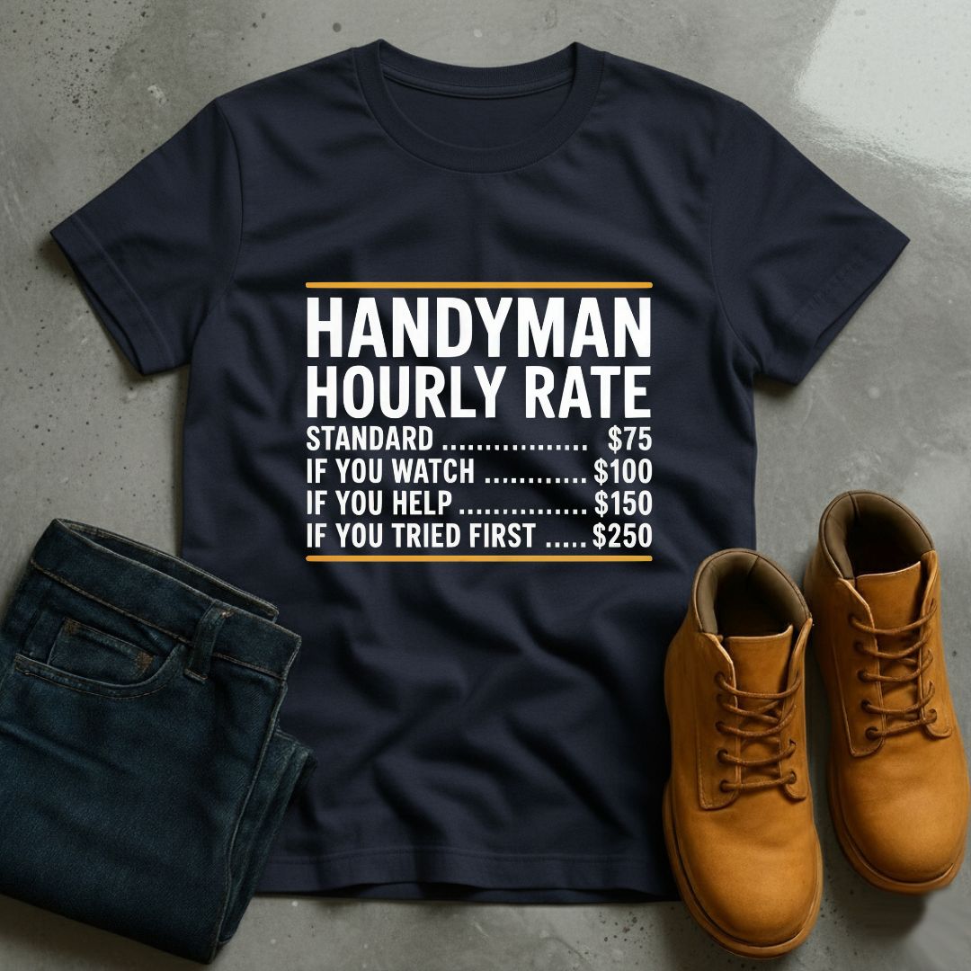 Handyman Hourly Rate T-Shirt