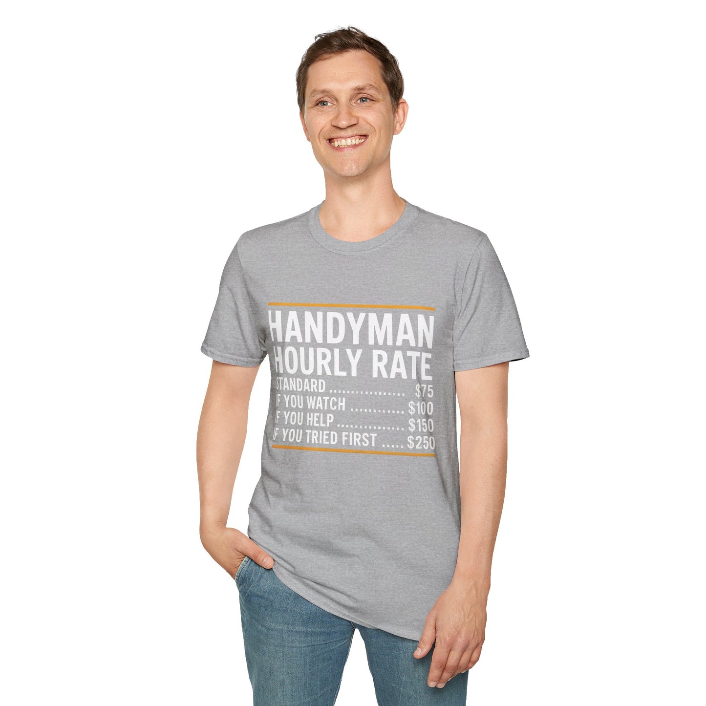 Handyman Hourly Rate T-Shirt