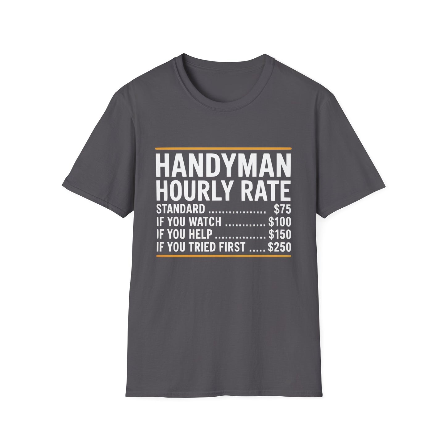 Handyman Hourly Rate T-Shirt