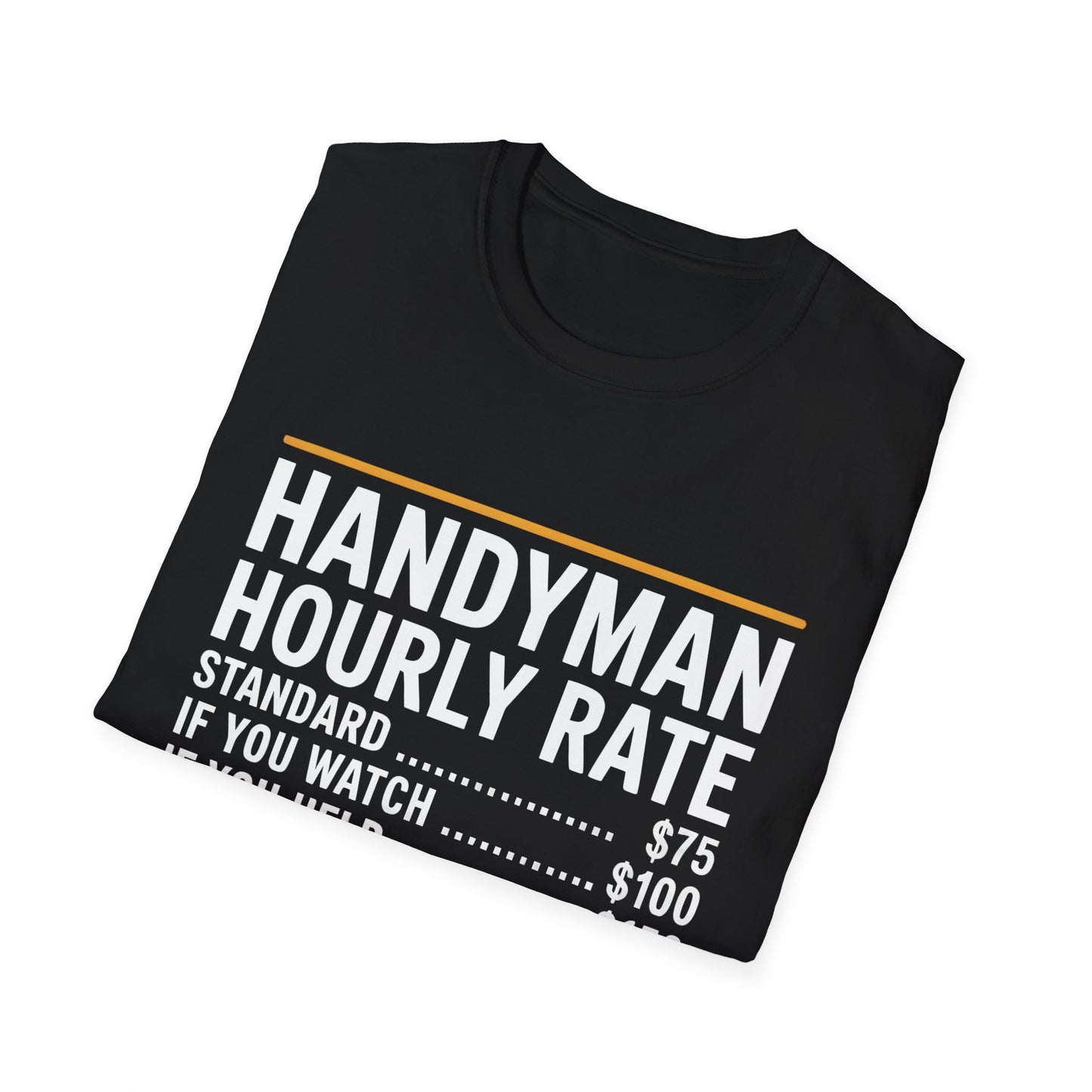 Handyman Hourly Rate T-Shirt