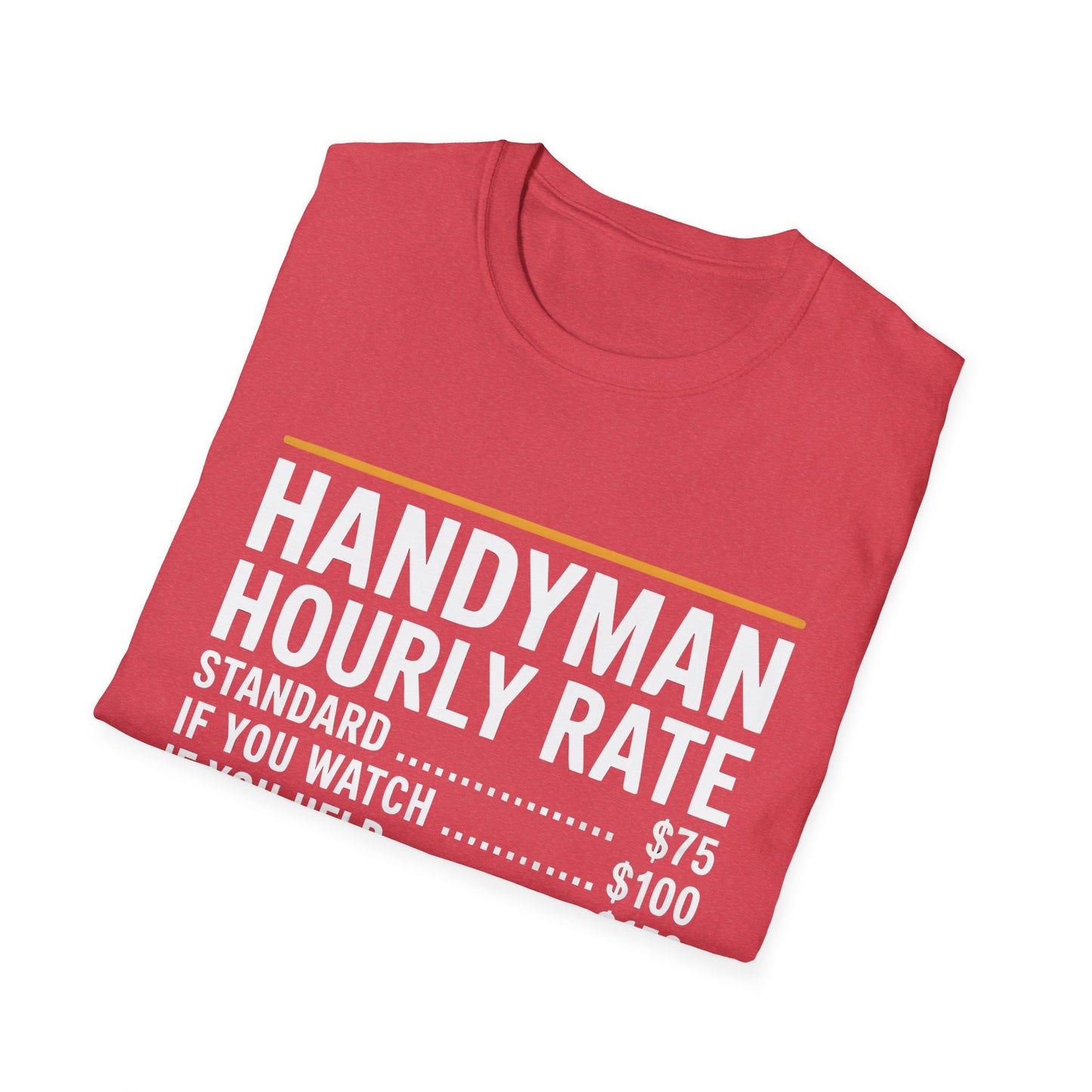Handyman Hourly Rate T-Shirt