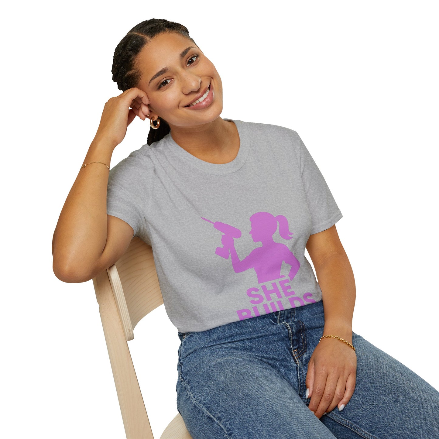 She Builds T-Shirt