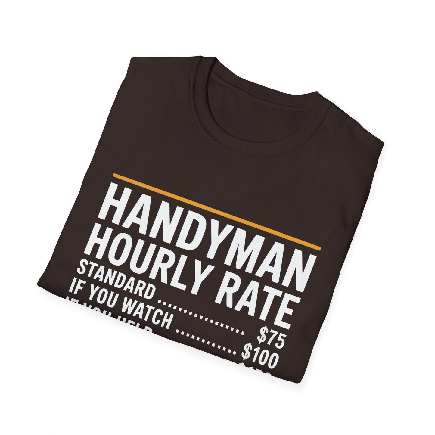 Handyman Hourly Rate T-Shirt