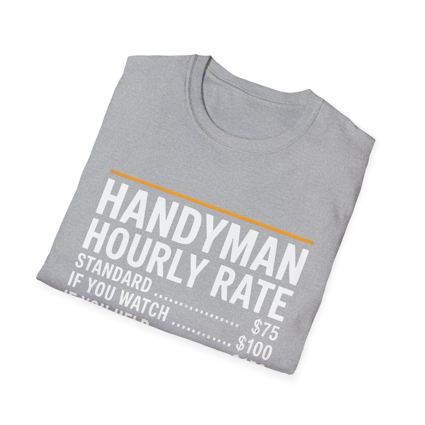 Handyman Hourly Rate T-Shirt
