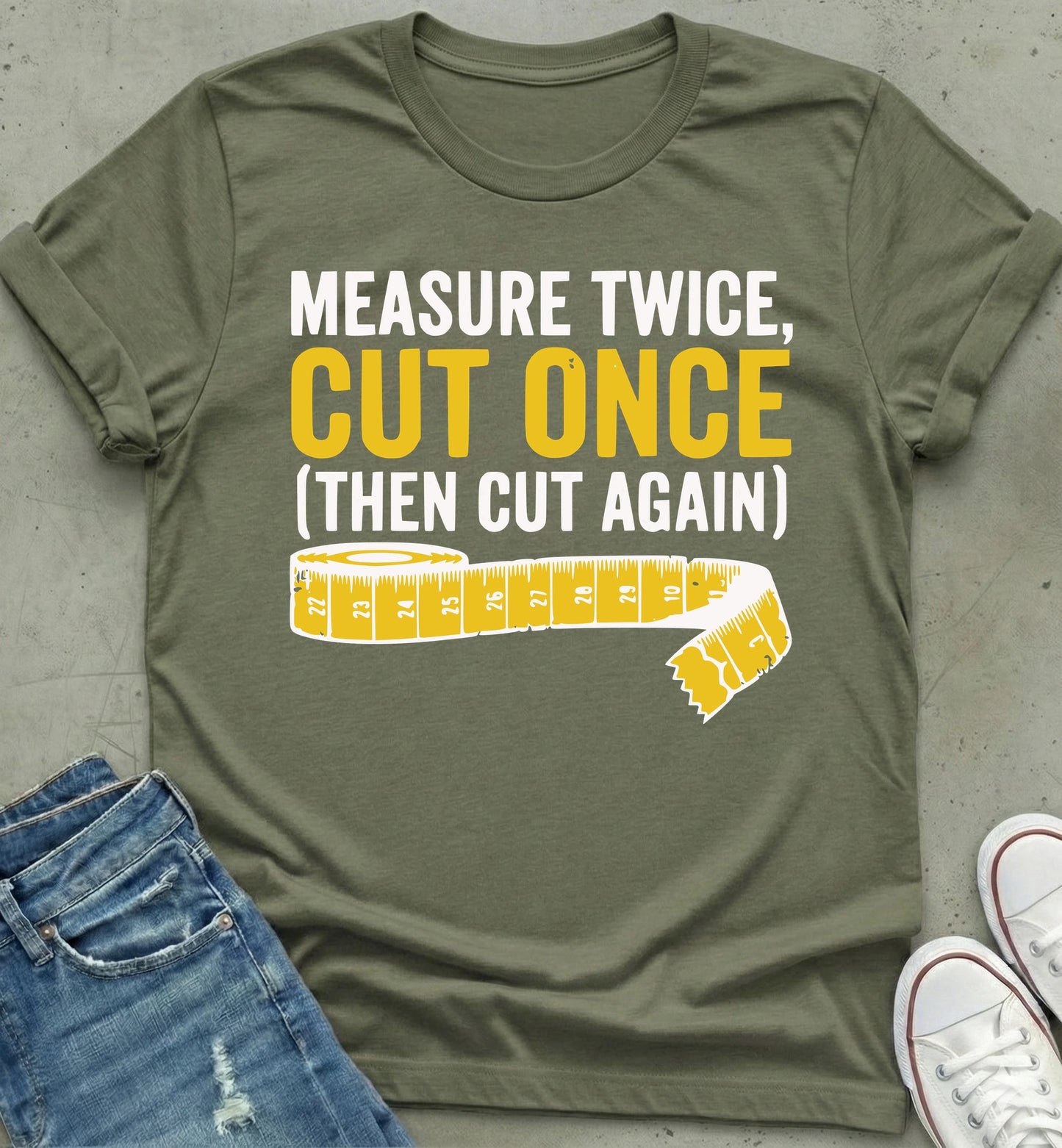 Measure Cut T-Shirt