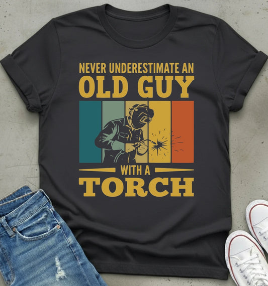 Old Guy Torch T-Shirt