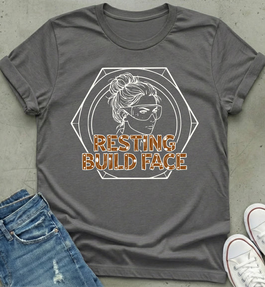 Resting Build Face T-Shirt