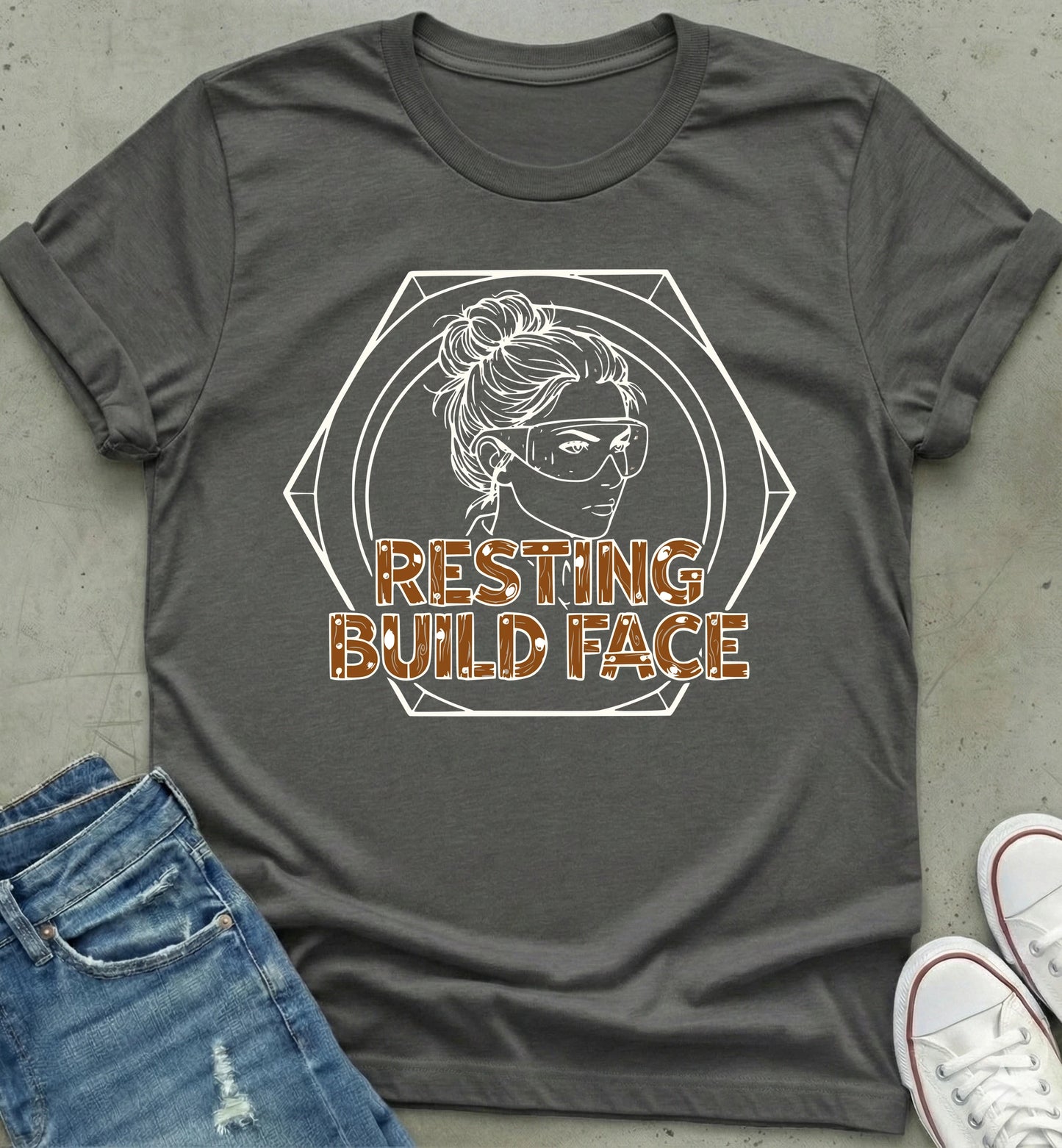Resting Build Face T-Shirt