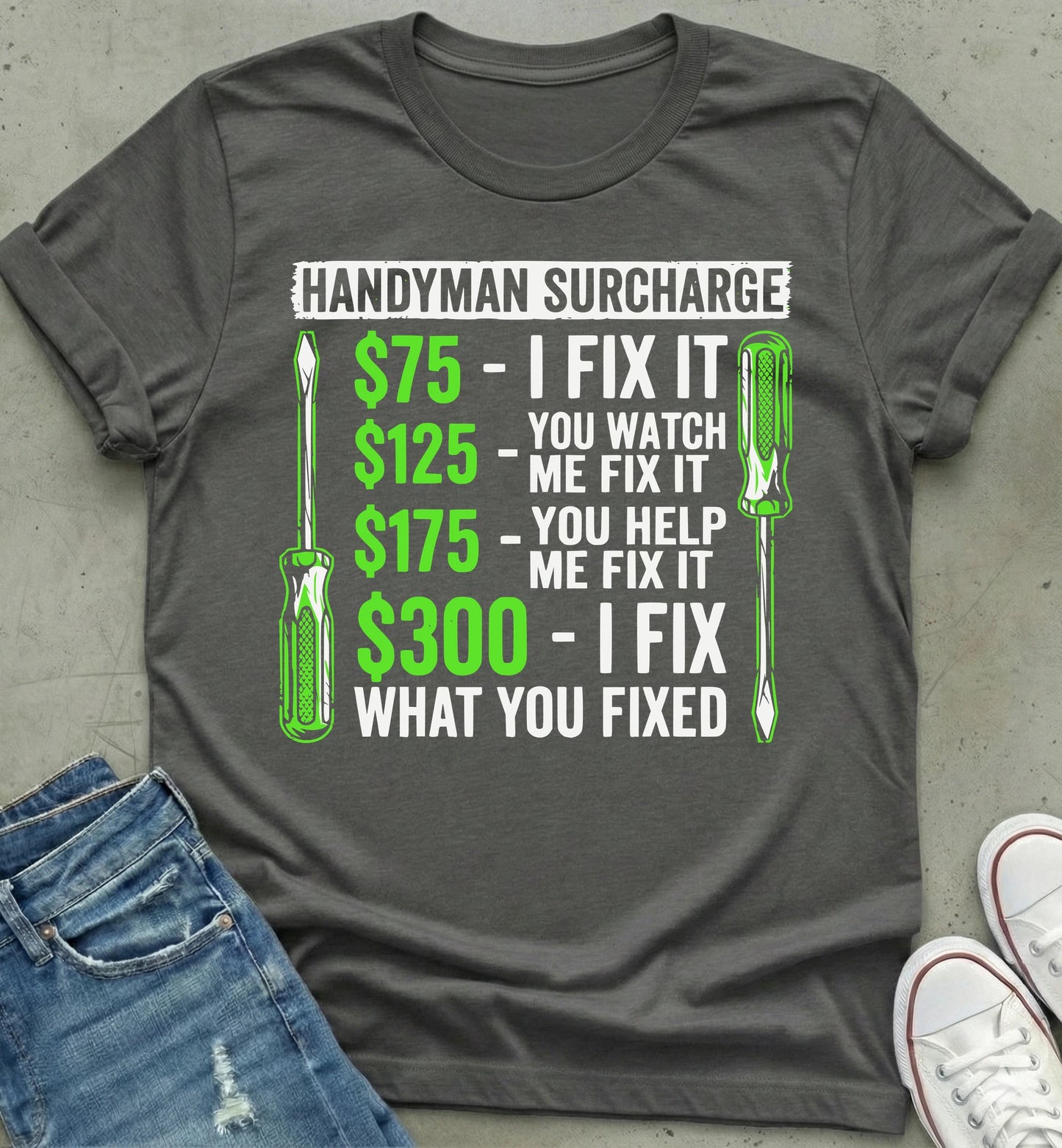 Salary Tier Screwdriver Tee