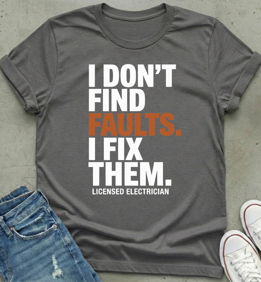 Licensed Electrician Statement Tee