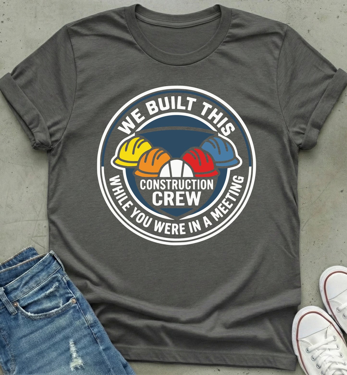"We Built This" Construction Crew Badge