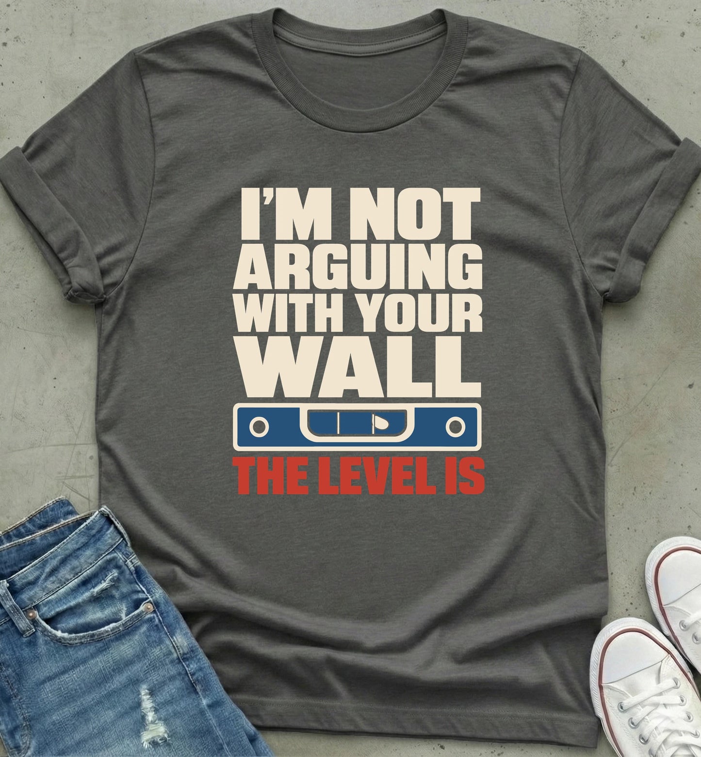 "Level-Headed Humor Tee"