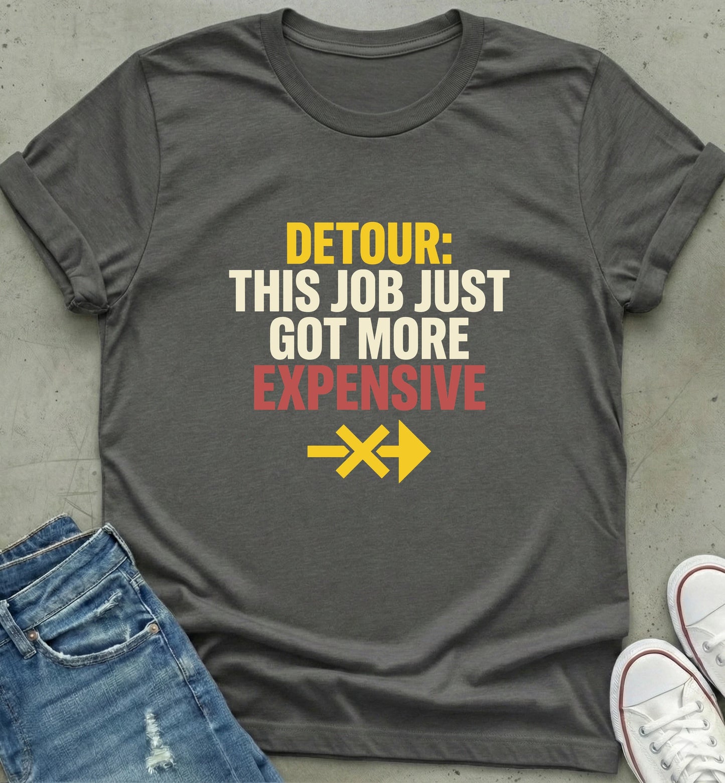 "Detour Expense Alert Tee"