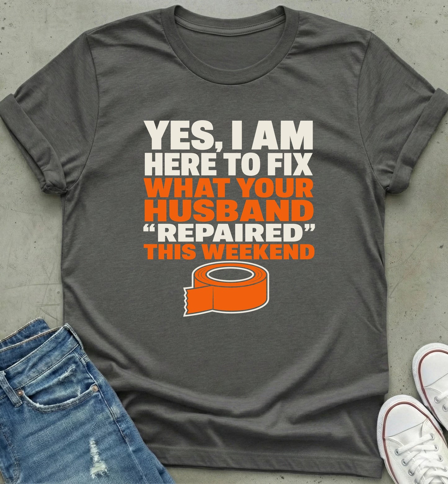 "Weekend Repair Humor Tee"