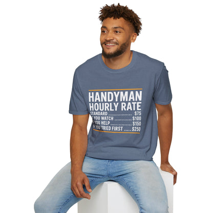 Handyman Hourly Rate T-Shirt