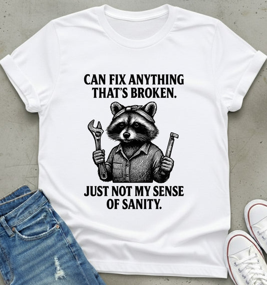 Fix It Raccoon T-Shirt