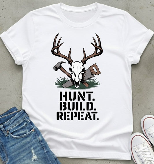 Hunt Build Repeat T-Shirt