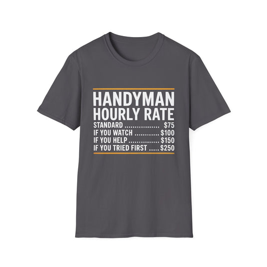 Handyman Hourly Rate T-Shirt