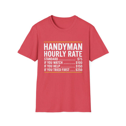 Handyman Hourly Rate T-Shirt
