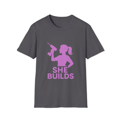 She Builds T-Shirt