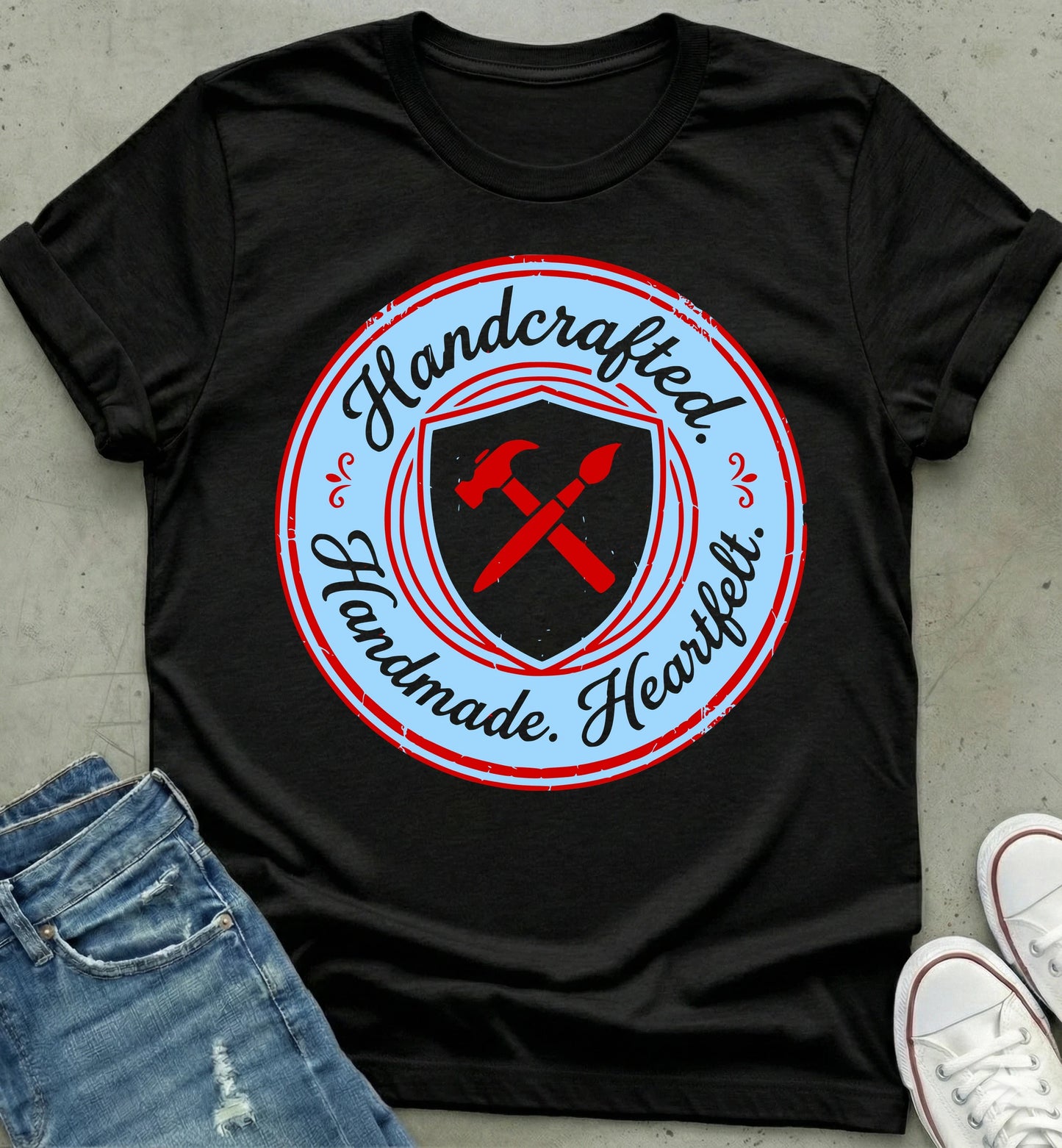 Handcrafted Heartfelt T-Shirt