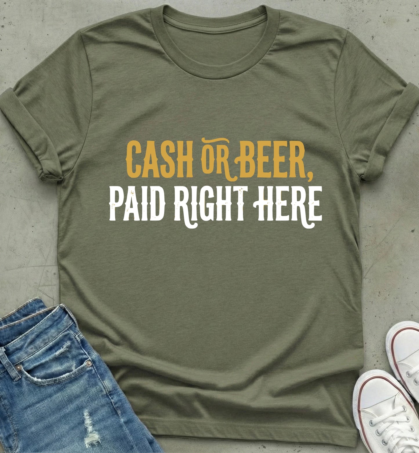 Cash or Beer T-Shirt
