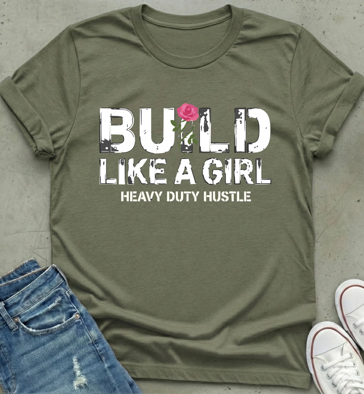 Build Like A Girl T-Shirt