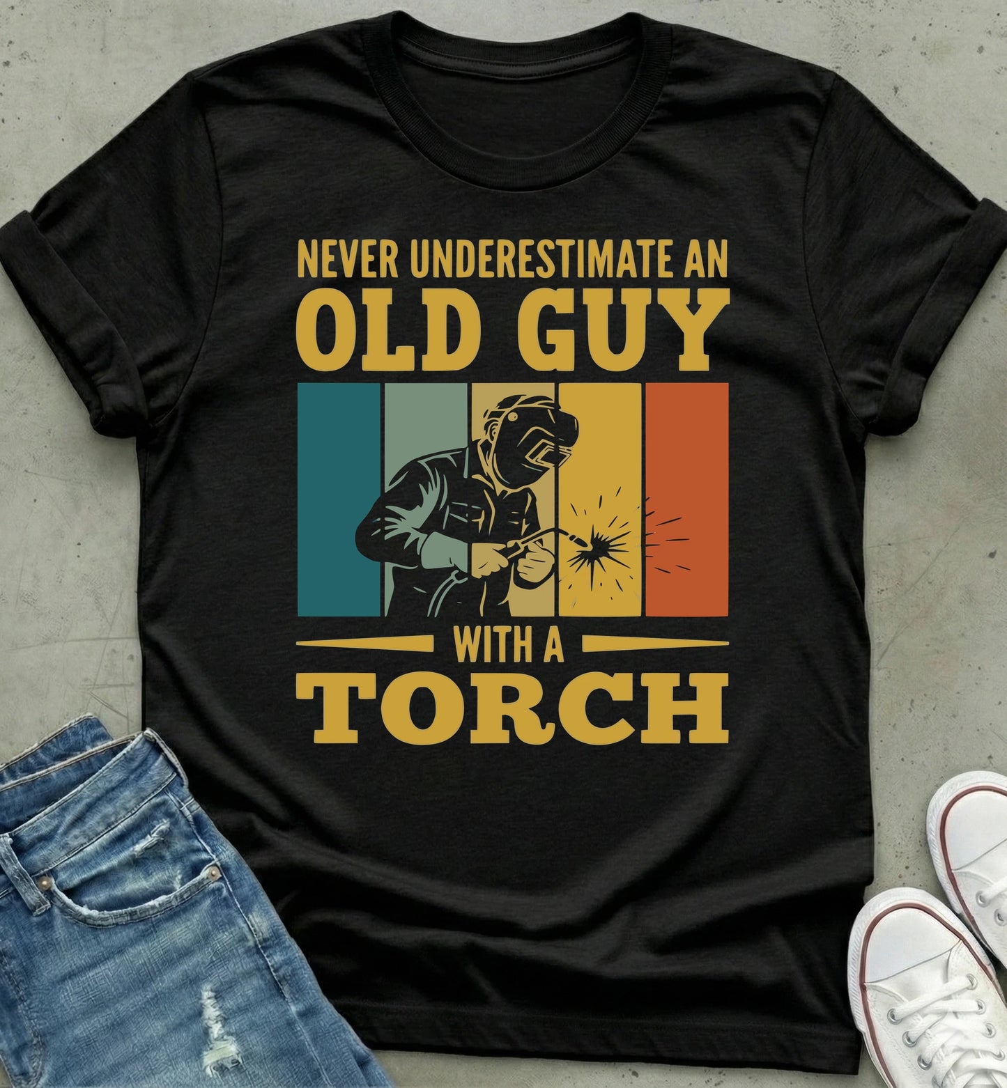 Old Guy Torch T-Shirt