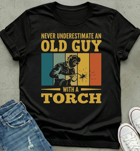 Old Guy Torch T-Shirt