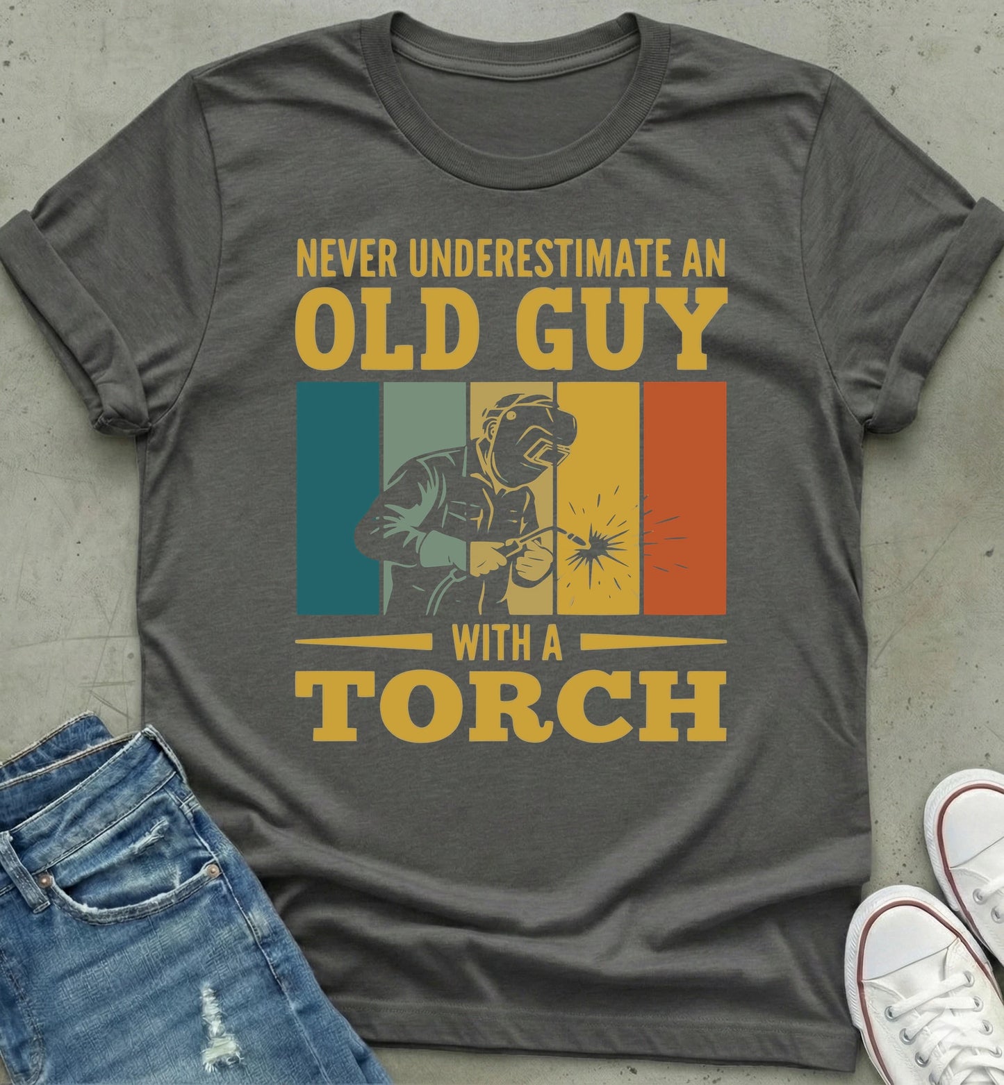 Old Guy Torch T-Shirt