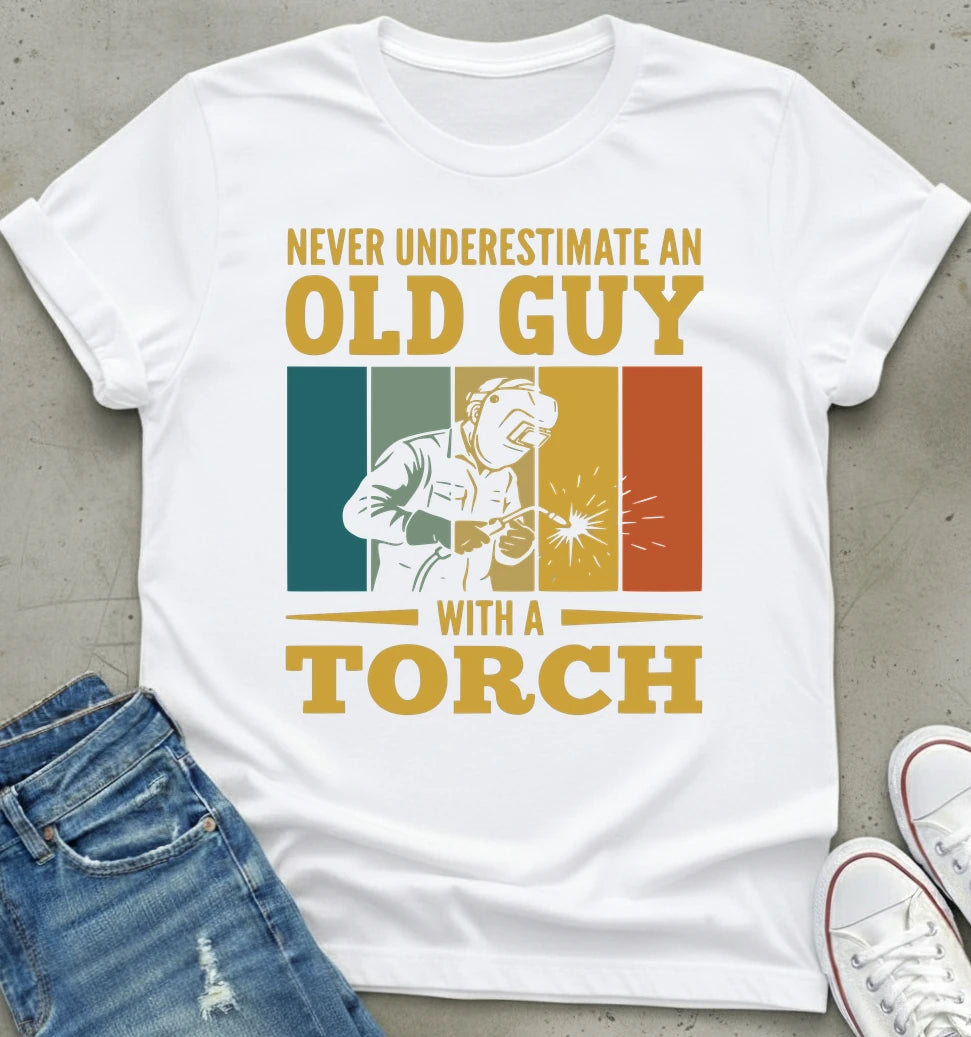 Old Guy Torch T-Shirt