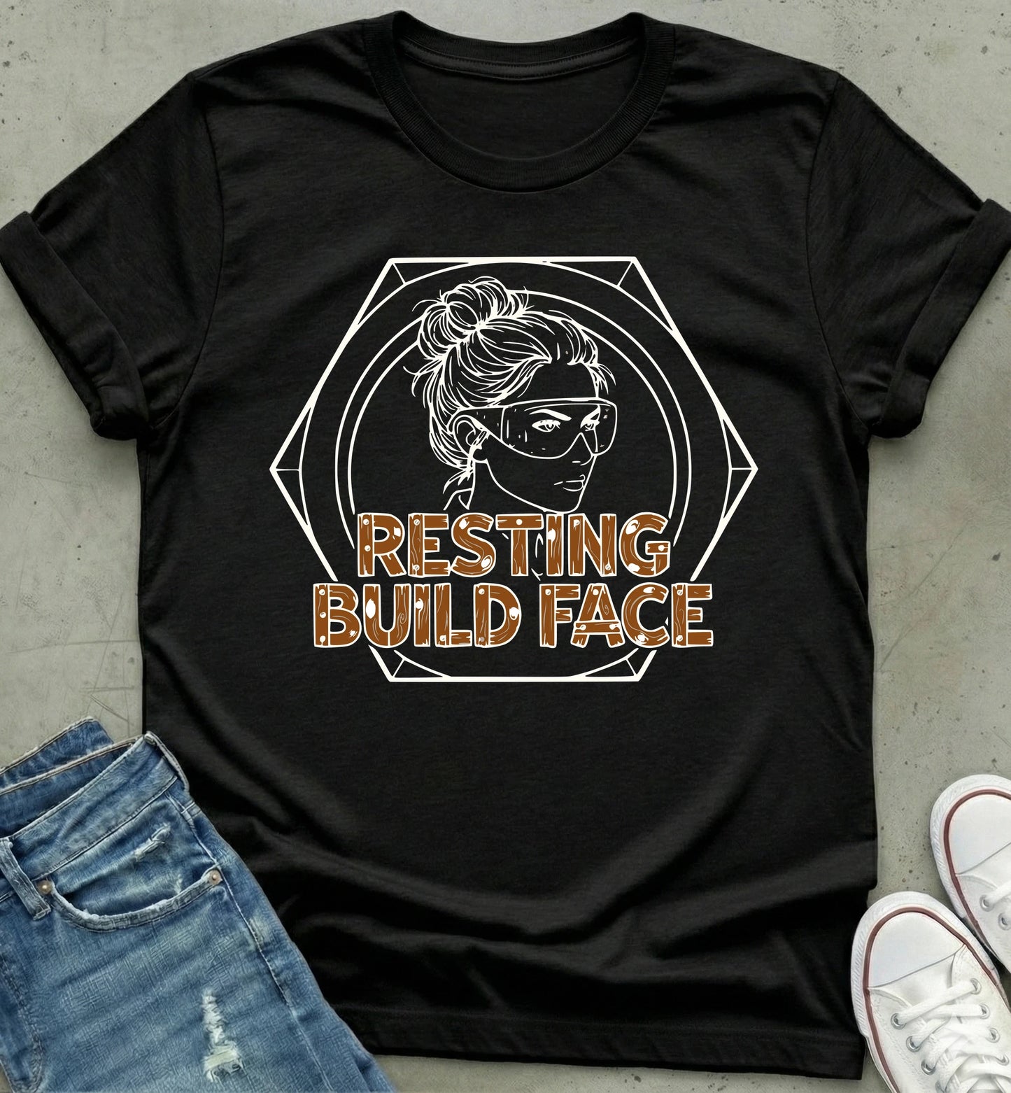 Resting Build Face T-Shirt