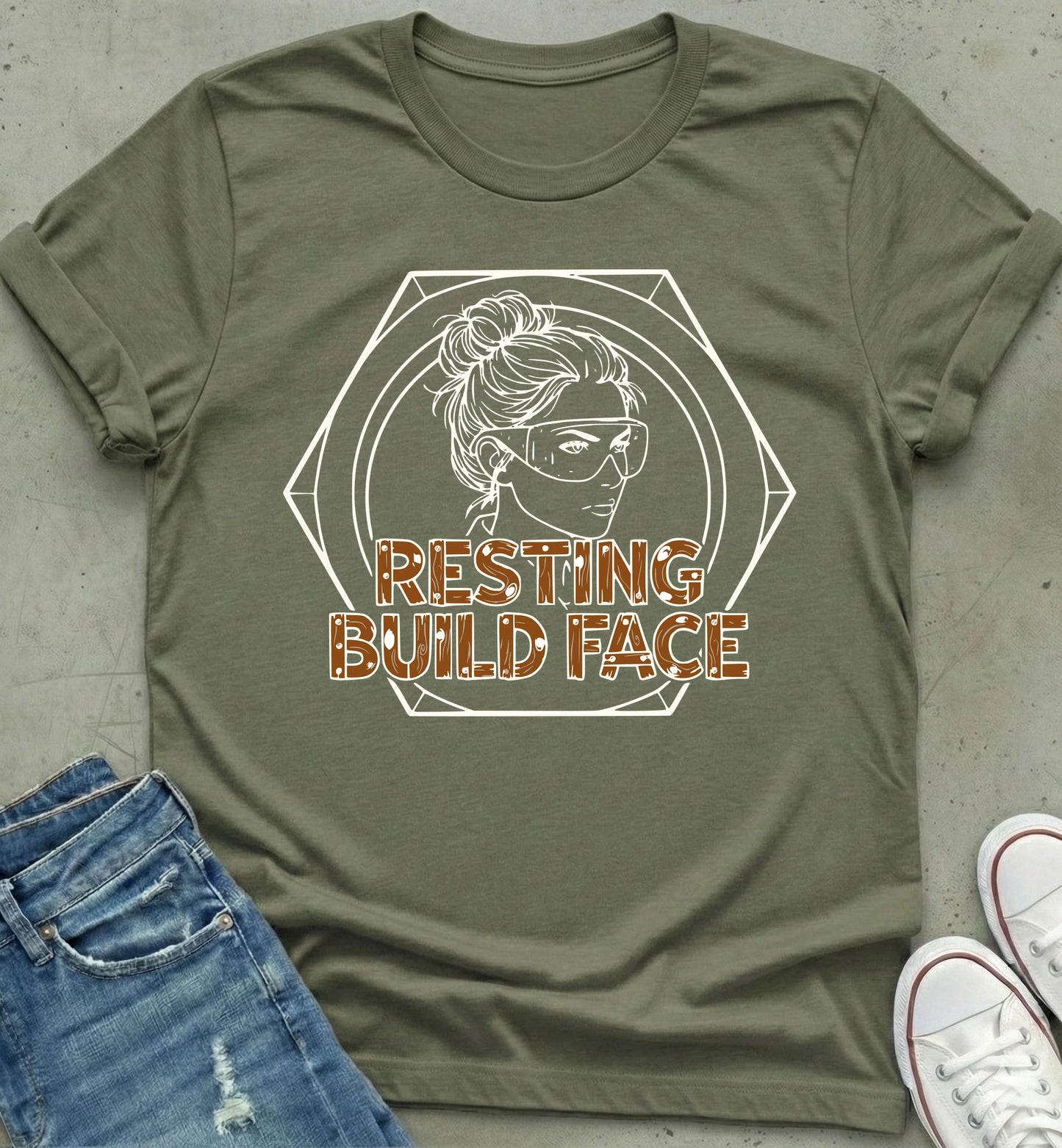 Resting Build Face T-Shirt