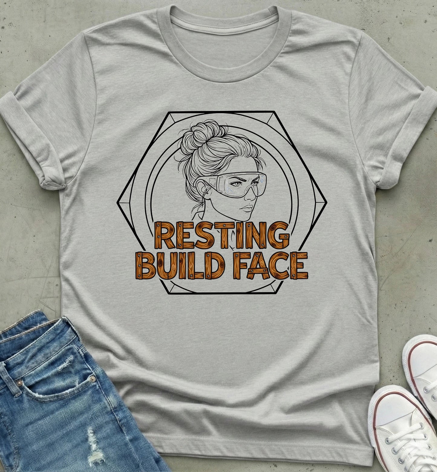 Resting Build Face T-Shirt