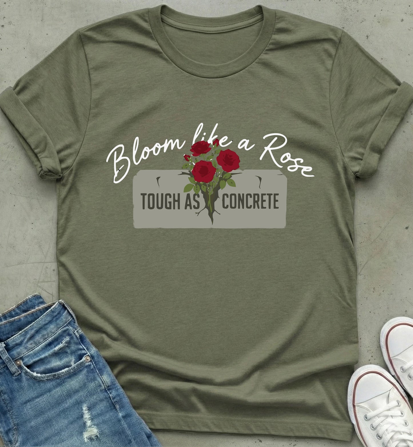 Concrete Rose T-Shirt