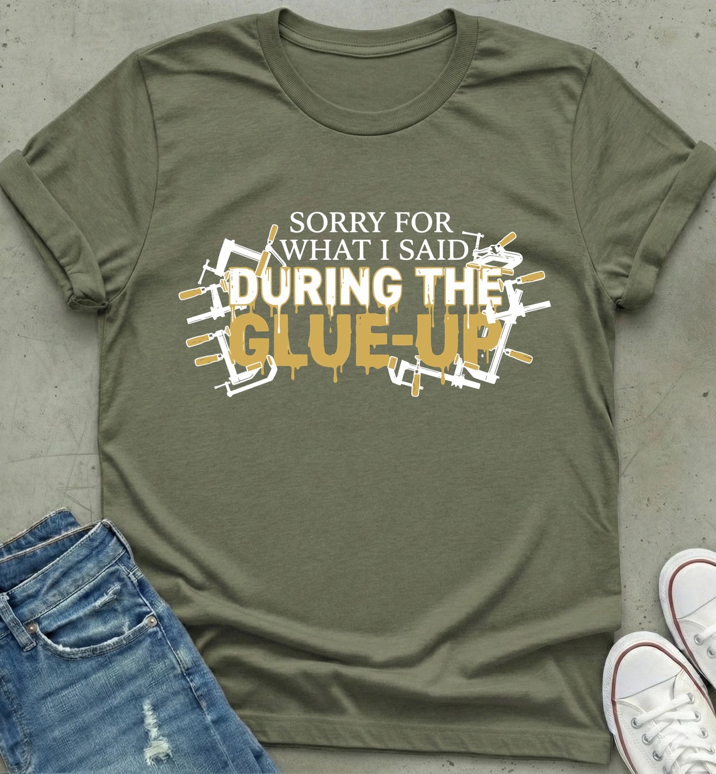 Glue-Up Apology T-Shirt