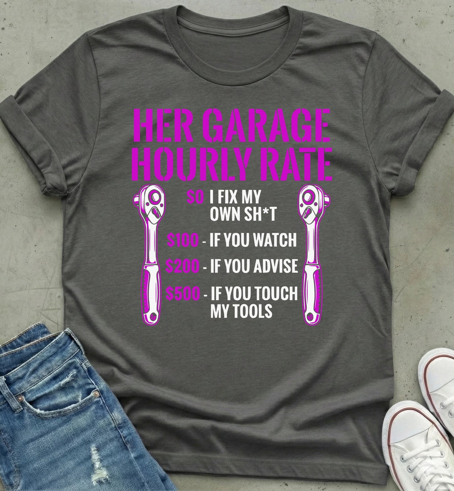 Garage Hourly Rate T-shirt