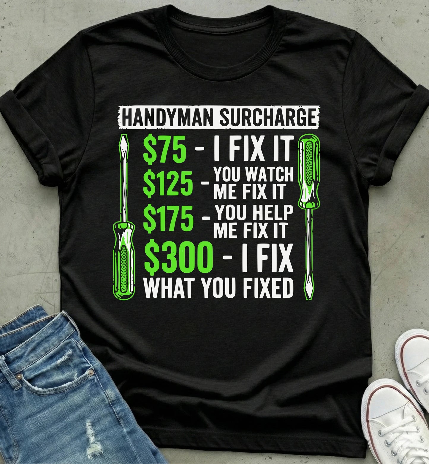 Salary Tier Screwdriver Tee