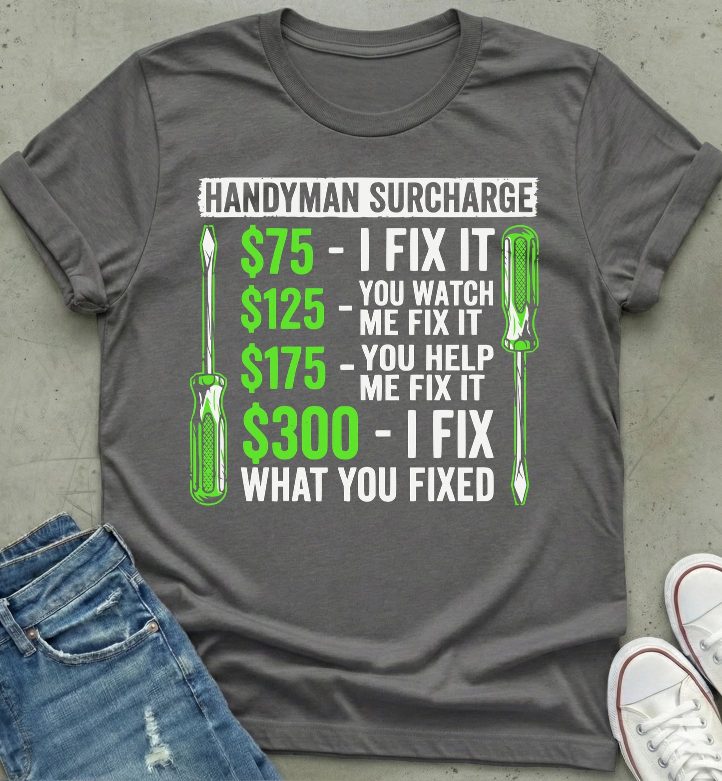 Salary Tier Screwdriver Tee