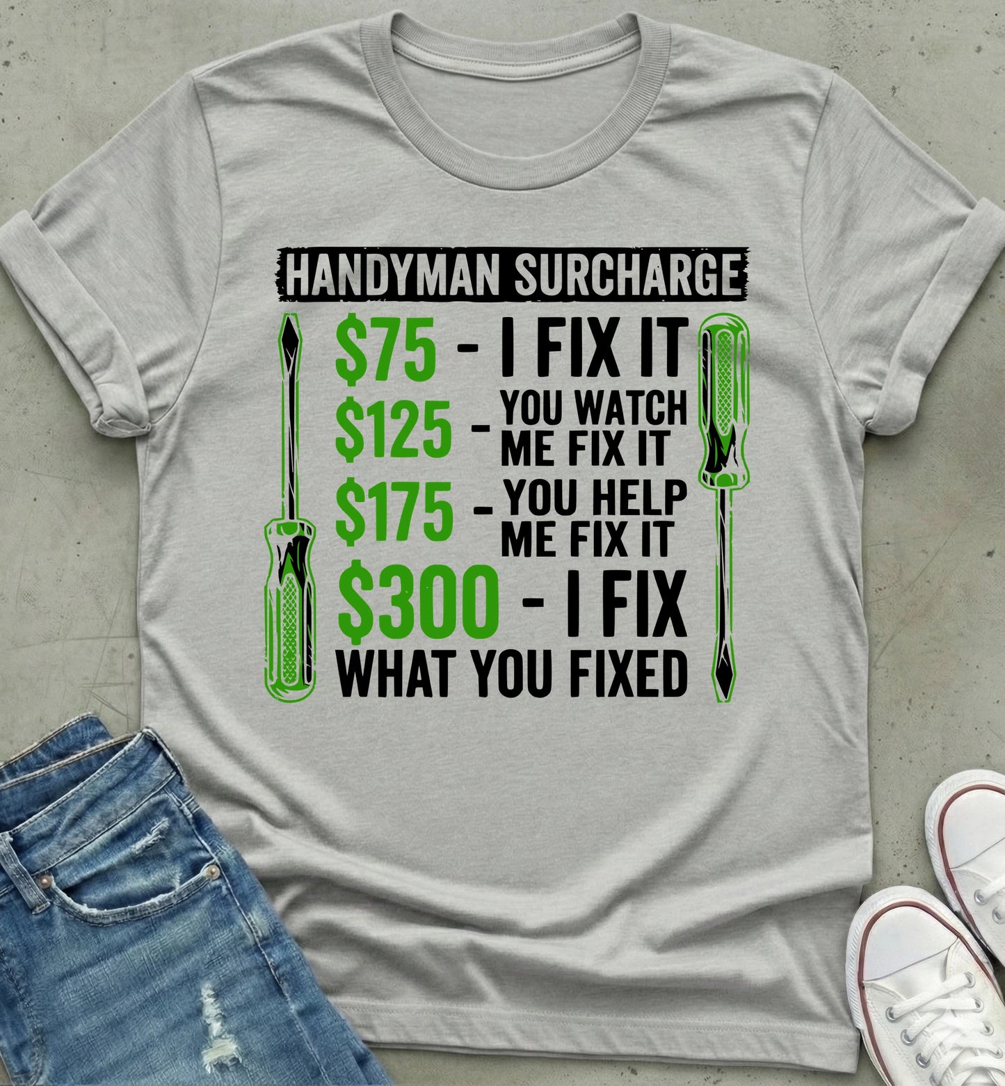 Salary Tier Screwdriver Tee